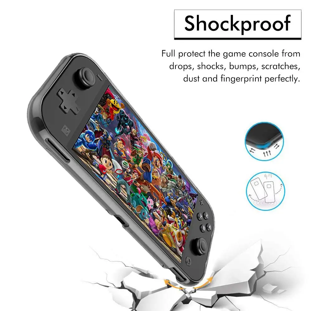 Игровой чехол TPU чехол для Switch Lite мягкий Противоскользящий чехол для игровой консоли защитный чехол для N-Switch Lite Switch Mini Console