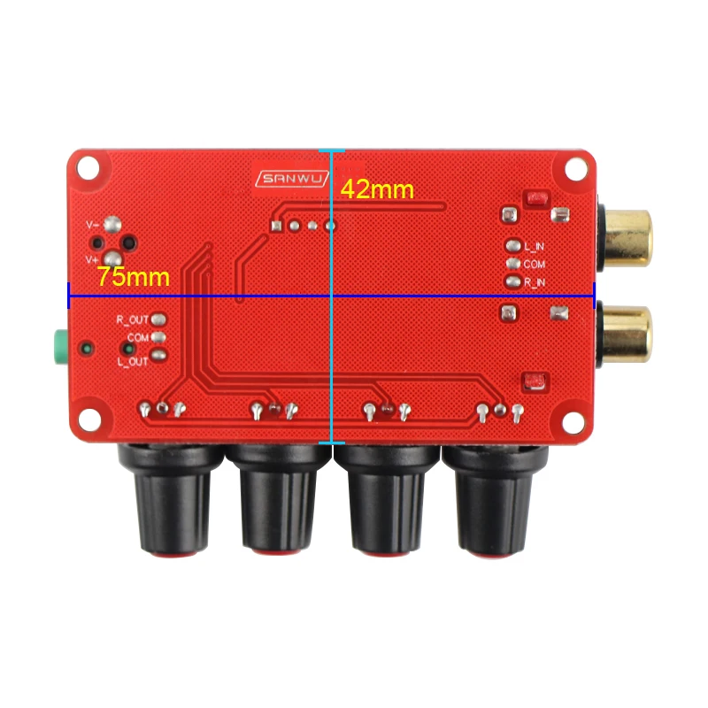 PT2315E тональный предусилитель обработки звука Tone board 4 way ВЧ бас баланс Регулировка звука DC9-15V