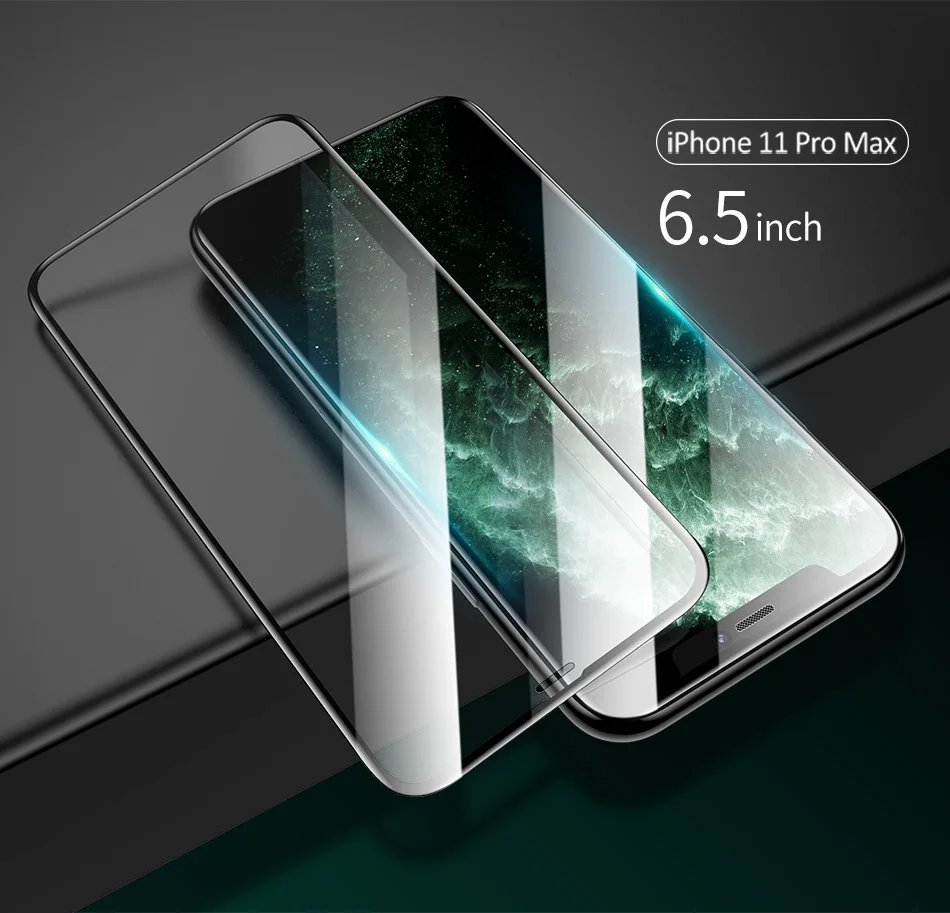 USAMS пленка из закаленного стекла для iphone 11 pro Max, защитная пленка на весь экран для iphone 11, новинка, ультратонкая пленка 0,33 мм