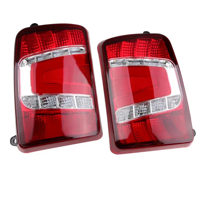 Для Лада Нива 4X4 1995 светодиодный DRL светильник s ходовой сигнал поворота аксессуары для автомобиля Стайлинг тюнинг светильник защитный чехол - Цвет: tail light red