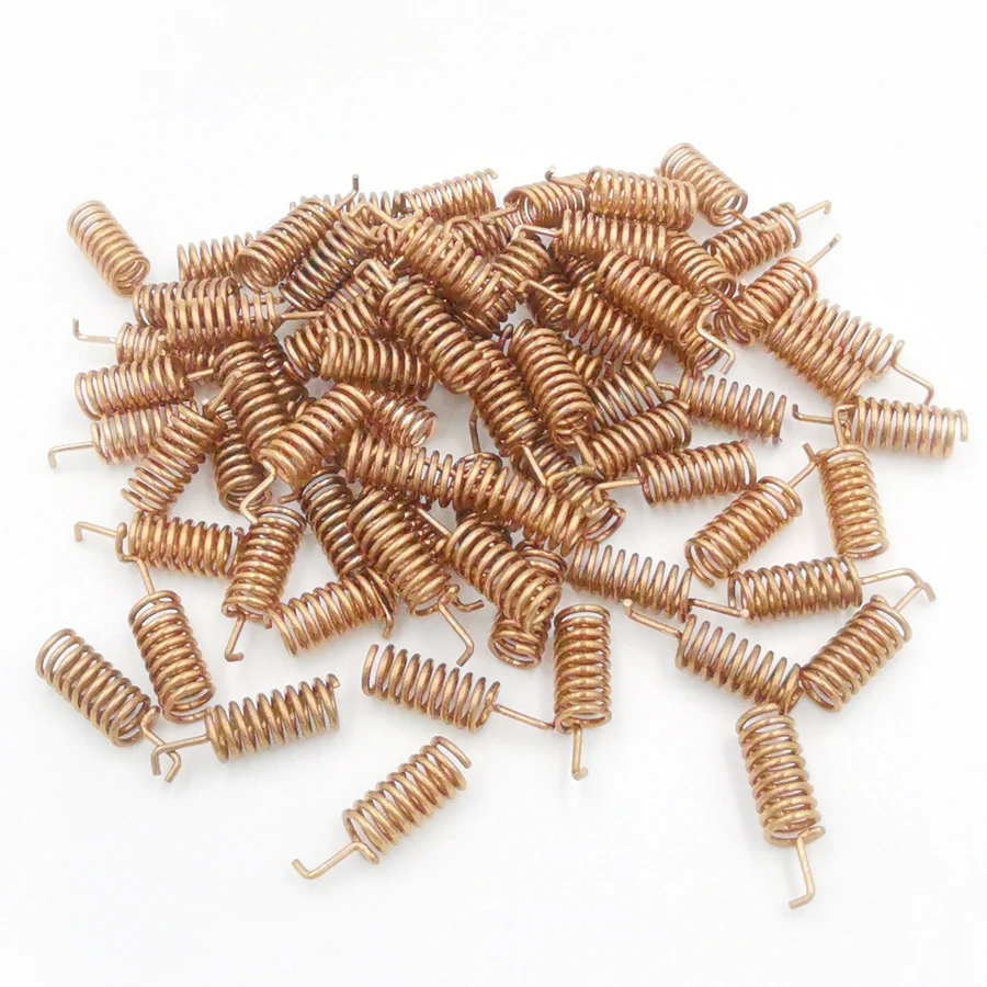 Customized Phosphor Copper / Bronze 3Dbi Internal PCB Spring 915 Mhz Coil Antenna