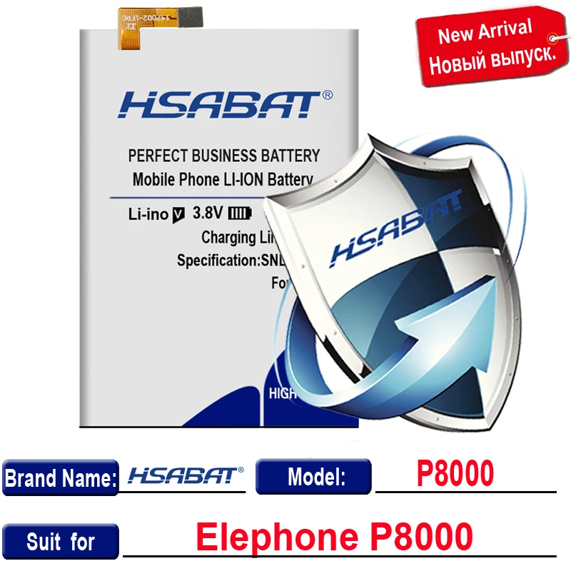 HSABAT 5100 мАч батарея для Elephone P8000 батареи
