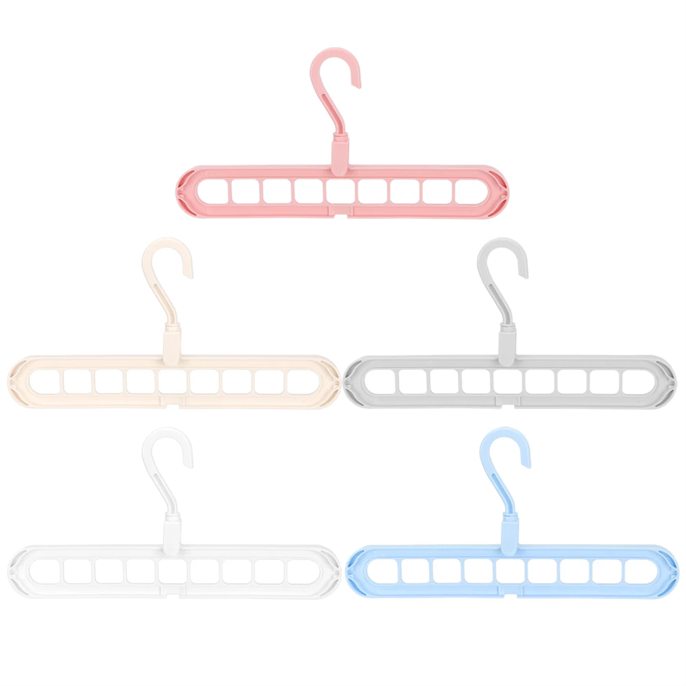 Nordic Portable Space Saving Hanger Magic Clothes Multi-Functional Hangers 9 Hole Space Saving Hanger Magic Hanger
