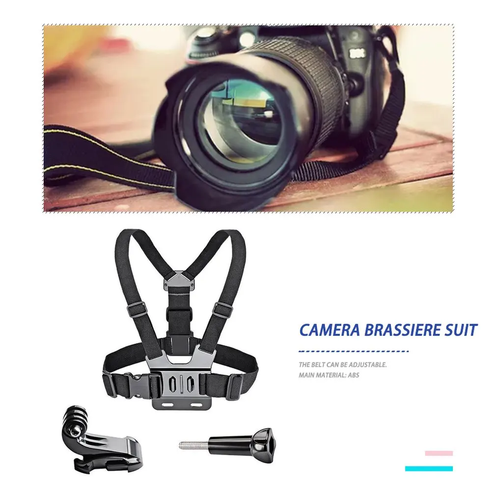 DESTINLEE Adjustable Chest Body Strap Belt Mount Harness For GoPro HD Hero 2 3 4 5 Camera 
