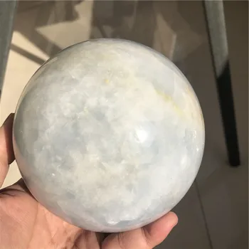 

2.08kg Natural Healing Crystal Ball Sky Blue Celestite Sphere for Wedding decoration