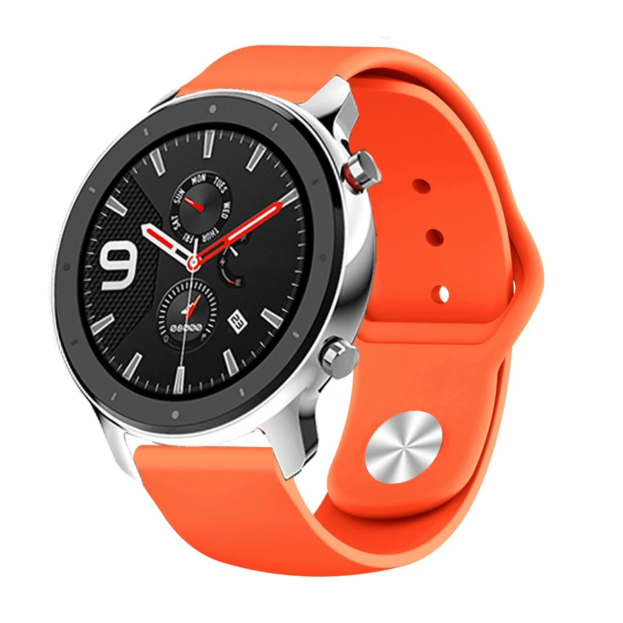 Спортивный силиконовый браслет для Xiaomi Huami Amazfit GTR 47 мм 42 мм браслет для Amazfit Замена часов ремешок для часов