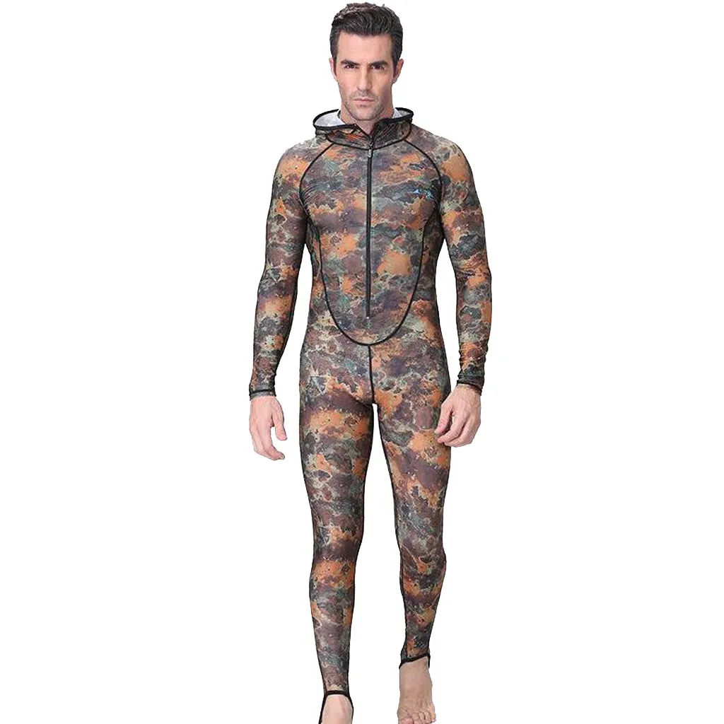 Surfing Men Trendy New Sport Swear Men Plus 5XL Size Swimwear Camo Wetsuit for Scuba Free Diving Suit Spear Fishing Swimming#6