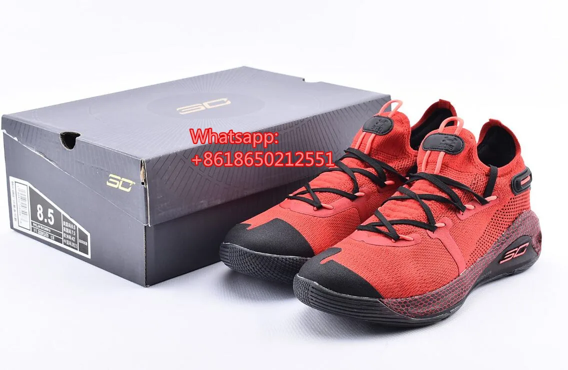 Карри 6 Баскетбольные кроссовки с высоким верхом zapatillas hombre Deportiva кроссовки с подушками Размер 40-45