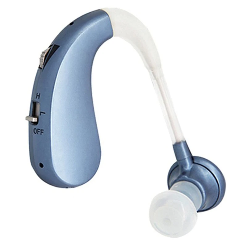 Rechargeable Digital Rechargeable Hearing Aid Sound Voice Amplifier Behind Ear 