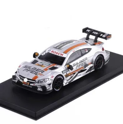 1:43 DTM c-класс AMG Супер спортивный гоночный автомобиль литая под давлением модель автомобиля игрушечный автомобиль для дня рождения Детские игрушки - Цвет: NO.6 No Box