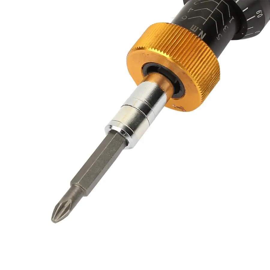

Alloy Steel Preset Type Screwdriver Bit Tools Set 1-6N.m Adjustable Torque Screwdriver Handheld Maintenance Tool Long Service