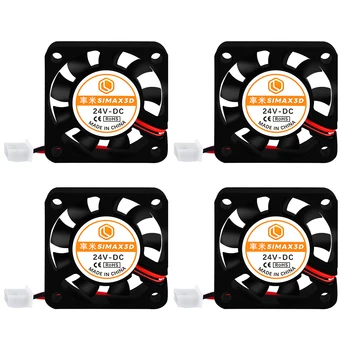 

SIMAX3D 4010 Cooling Fan DC 24V 4pcs Brushless Blower Fan Ender 3 Pro CR10 hotend Extruder Reprap Turbo Fan 3D Printer Parts kit