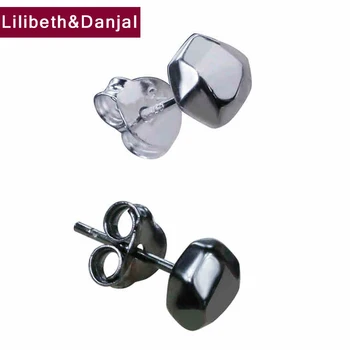 

Creativity Stud Earring 100% Real 925 Sterling Silver Vintage Nightclub Earrings for Women Men Jewelry orecchini donna 2020 E8