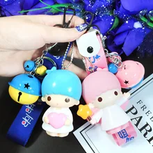 Мультфильм милый ангел ребенок кукольная цепочка для мужчин женщин автомобиль мобильный телефон пары сумочка кулон