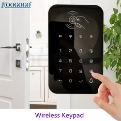 KOOGOGO – clavier sans fil, carte RFID, Gsm pour système d'alarme incendie anti cambriolage, panneau de commande hôte, 433Mhz 