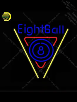 

NEON SIGN For EightBall Pool NEON Bulbs Sign Lamp Decor Home Wall Room Crown Roya Sign Lighting Buffal sports neon signs lighter