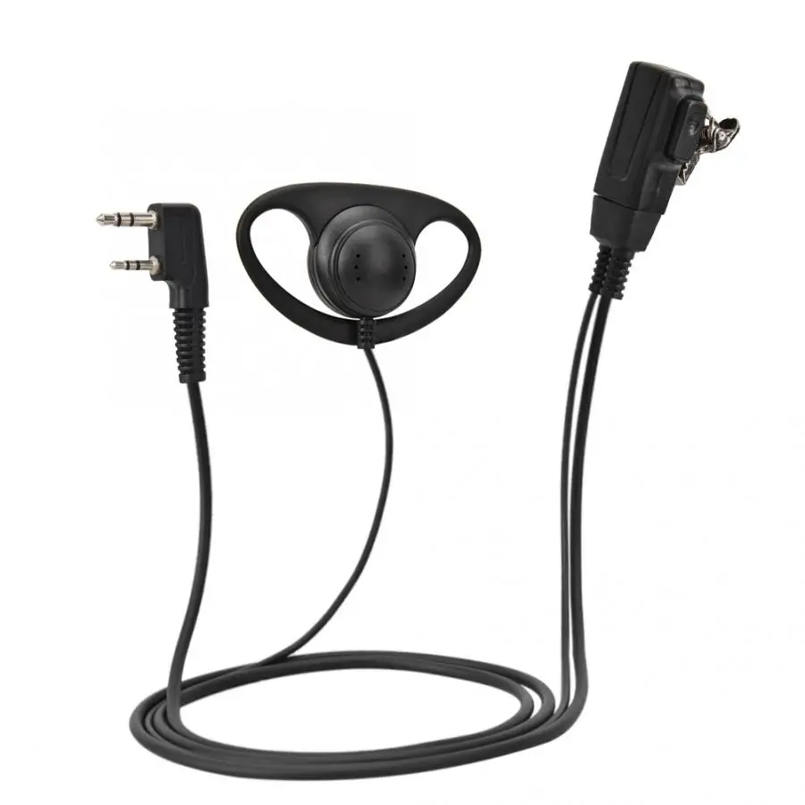 Walkie talkie K-head PTT наушник D-type наушник гарнитура для walkie talkie двухсторонние радио наушники