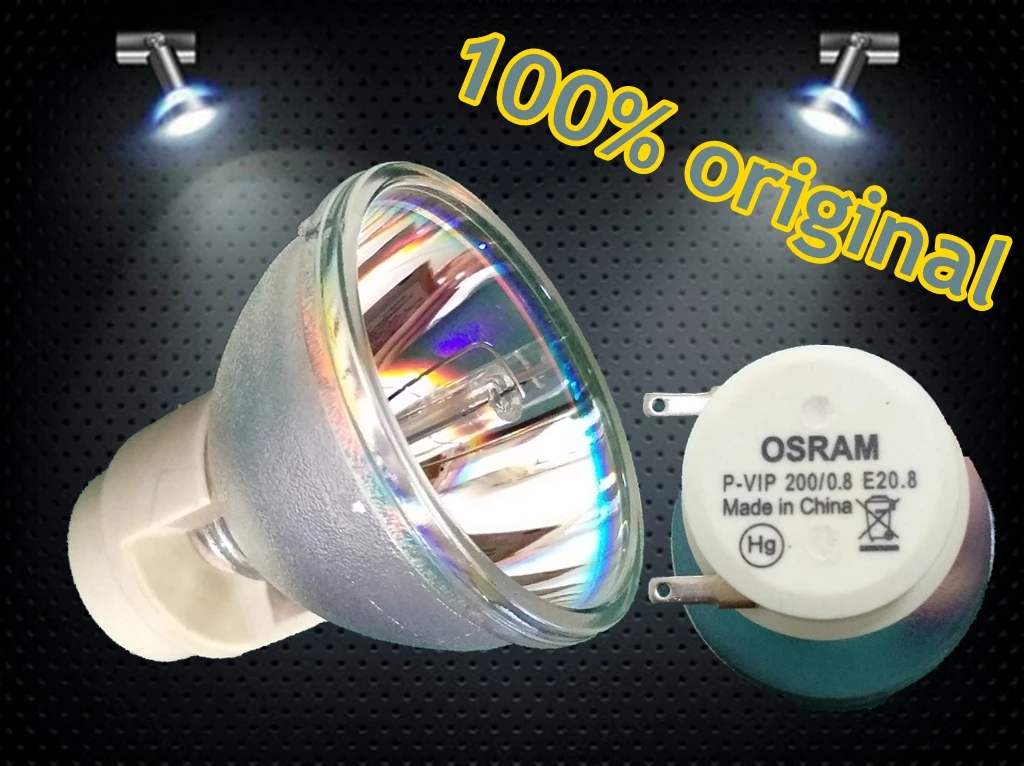 OSRAM P-VIP 200/0. 8 E20.8 проектор buld лампа (100% оригинал) для проекторов ACER BenQ | Электроника