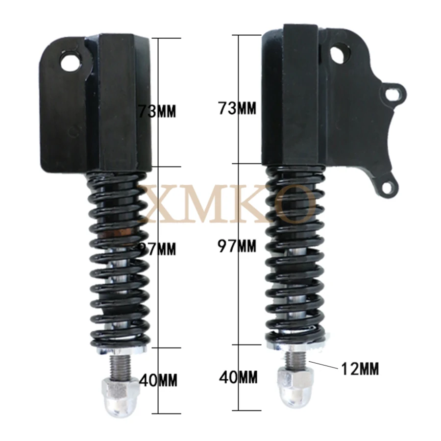 Shock 10 Inch Folding Electric Scooter Diy Modified Accessories Shock Absorber Fender Set Of Electric Scooter Parts - Цвет: Shock