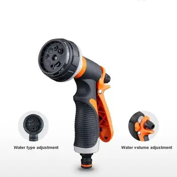 

Garden Hose Nozzle Spray Nozzle Set Adjustable High Pressure Water Patterns for Watering Plants, Cleaning, Car Washing