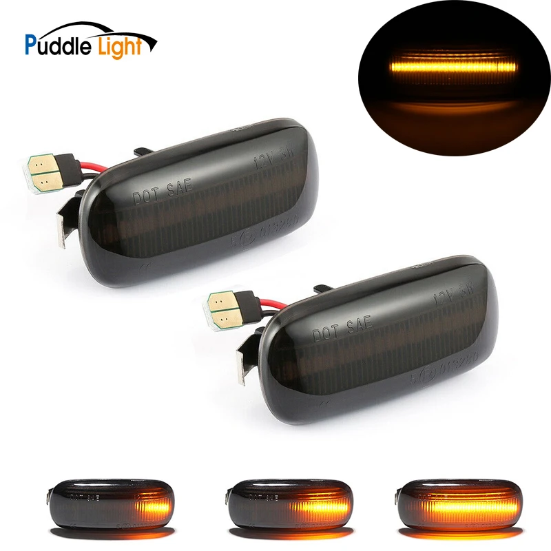 

2pcs Led Dynamic Side Marker Turn Signal Light Sequential Blinker Light For Audi TT 8J A3 S3 8P A4 S4 RS4 B6 B7 A6 S6 RS6 C5 C7
