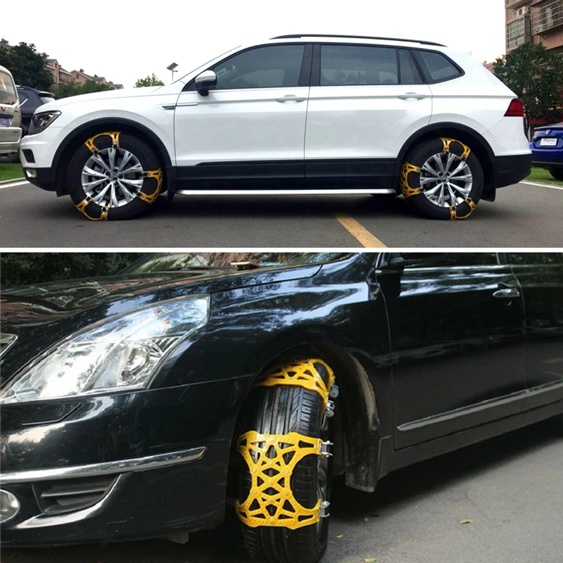 Универсальные автомобильные колеса, цепь для снега, утолщенная, расширенная, нескользящая, цепь для снега, зимняя шина, цепь, противоскользящий ремень, автомобильные колеса, противоскользящие товары