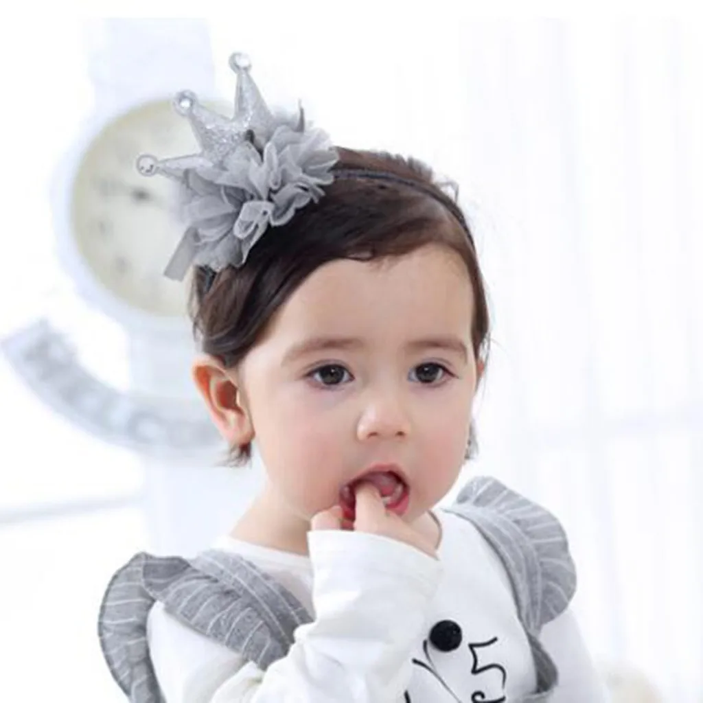 Baby Headband Little Princess Crown Cute crown hair accessory baby Beautiful Photography Props Newborn Infants Headwear