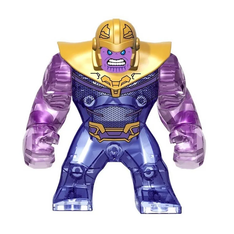 

Avengers 4 Thanos Lizard Iron Man Action Figure Black Panther Hulk Glove Blocks Compatible Marvel Toy