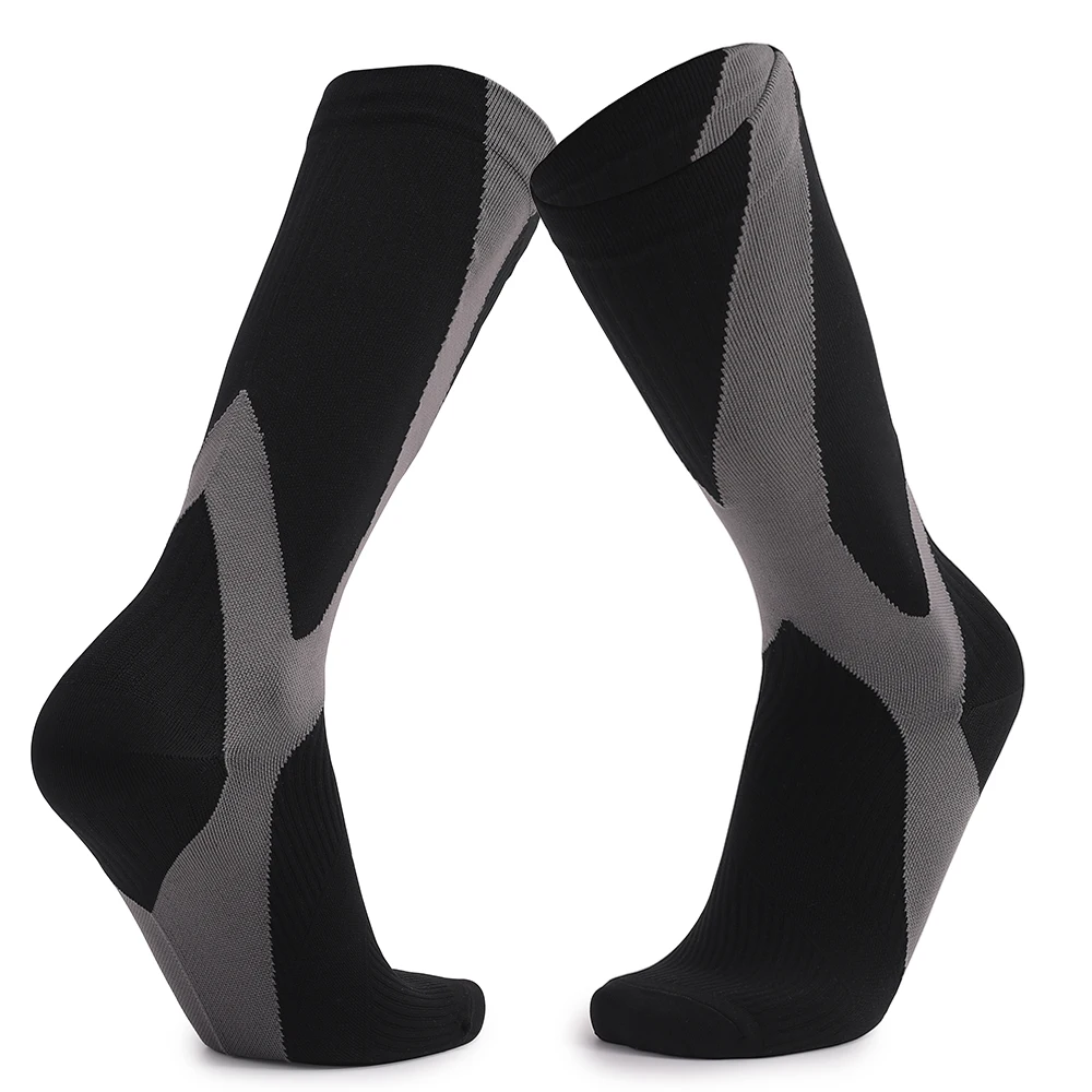 4 Pairs Sport Compression Socks for Men & Women 20-30 mmHg Athletic Fitness Outdoor Cycling Fast-drying Breathable Socks