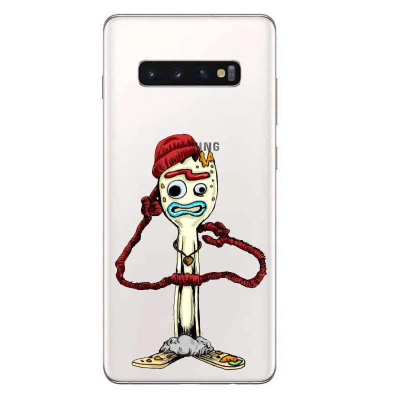 Мультяшный форки чехол для телефона Samsung gаlaxy S6 7 8 9 Note 8 9 Edge забавная история игрушек Мягкая силиконовая задняя крышка с буквенным принтом Fundas Coque