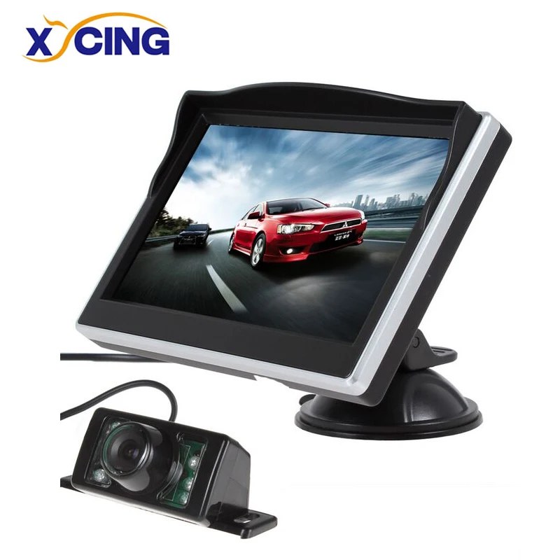 

5 Inch Color TFT LCD HD Digital Car Rear View Monitor Parking + 7 IR Lights Waterproof 170 Degree Car Rearview Reverse Camera