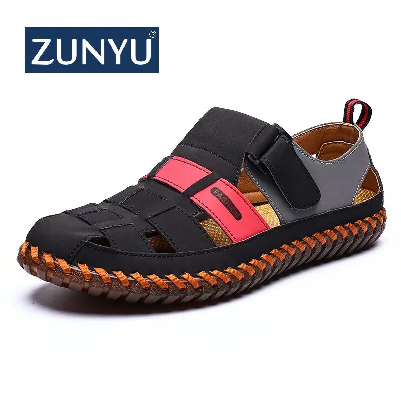 ZUNYU 2020 новые мужские сандалии повседневная обувь для улицы дышащие летние