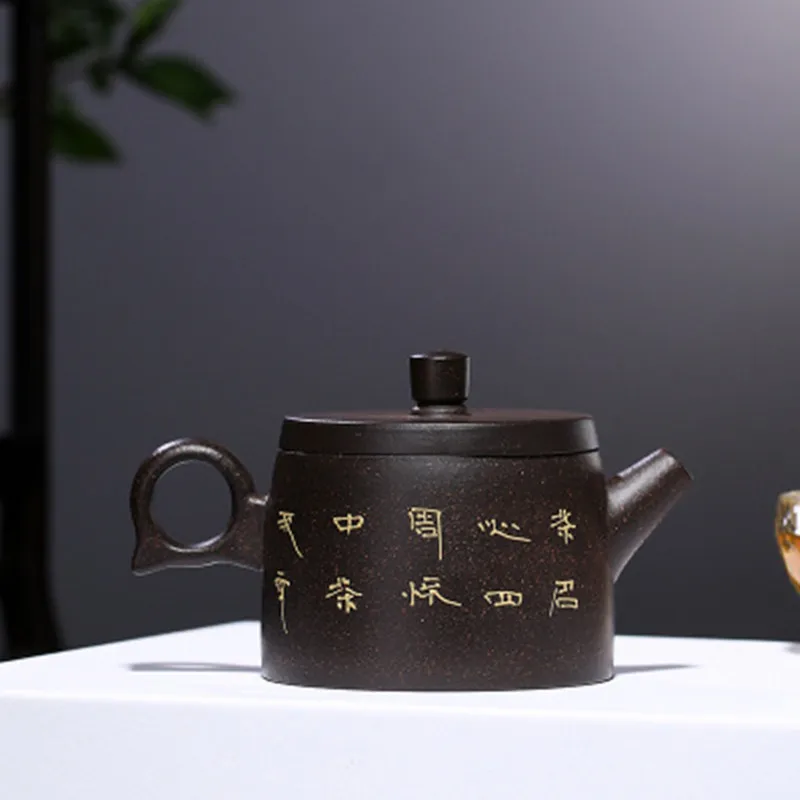 Китайский керамический чайник, чайный горшок из исинской глины Zisha, чайный набор Gongfu, фарфоровый чайник 180 мл, высокое качество, Новое поступление, с подарочной коробкой