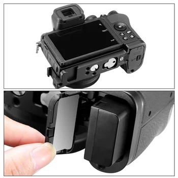 

UURig R039 Metal Quick Release L Plate L Shaped Bracket for Nikon Z50 Extend Dual Clod Shoe 1/4'' Screw Tripod Mount Action