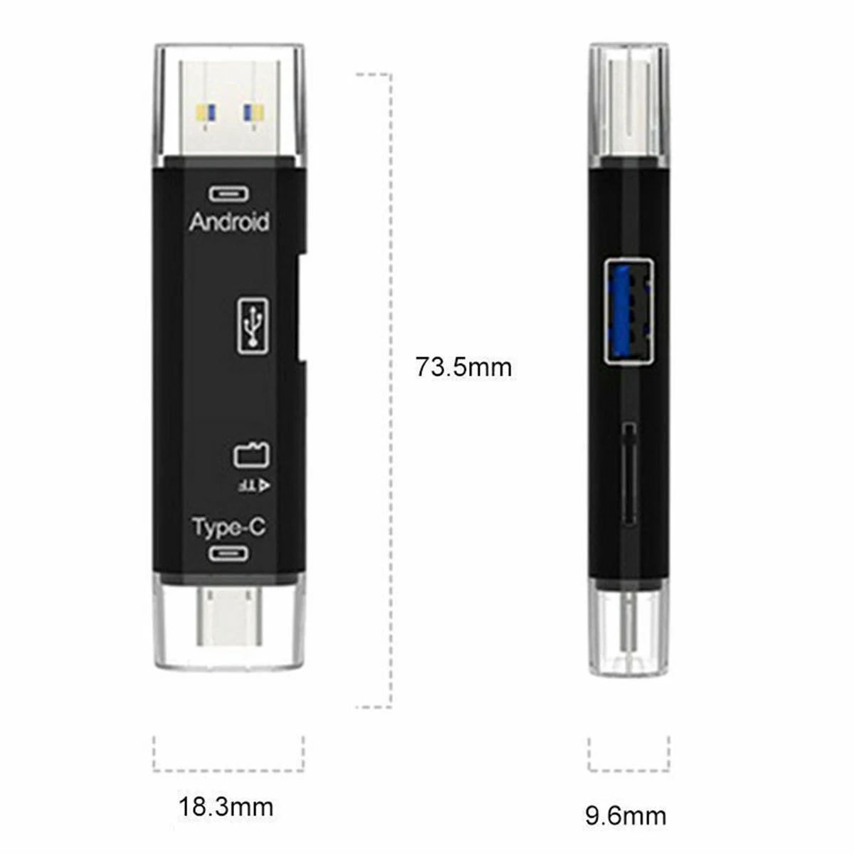 Тип-c USB OTG адаптер TF кард-ридер 5в1 кард-ридеры для мобильных телефонов планшеты карта для ноутбука ридер