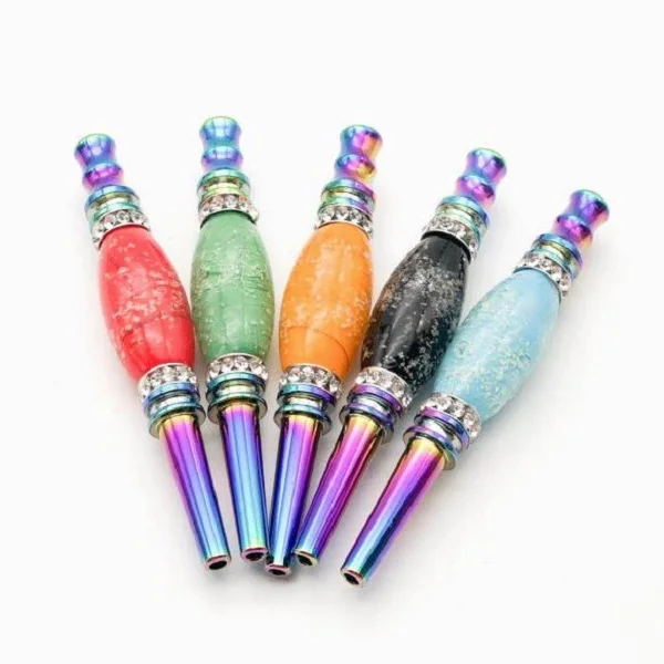 2pcs Hookah mouth Tips Shisha Blunt Holder for Women with Rhinestones