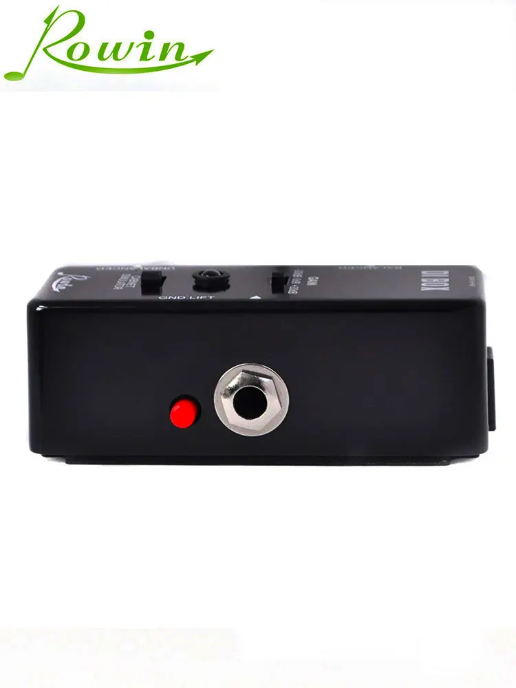 Rowin LEF-331 DI BOX Smart direct input box с ультра низким искажением, он тихонько передаёт ЗВУК гитары или бас непосредственно t