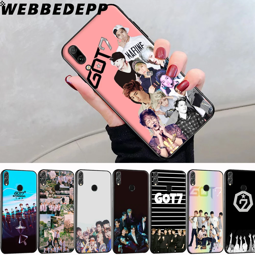 Мальчик группа Kpop GOT7 мягкий чехол для huawei Honor 6A 7A 9X20 Pro 8A 7C 8C 7X8X8 9 10 lite 20S Note10 View20 |