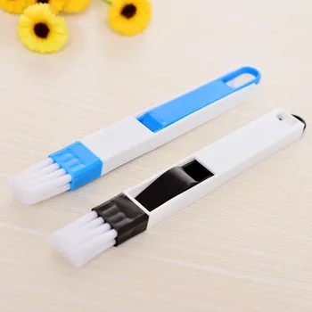 

1PC 2 in 1 Multifunctional Computer Window Crevice Cleaning Brush Window Groove Keyboard Nook Dust Shovel Window Track Cleaning