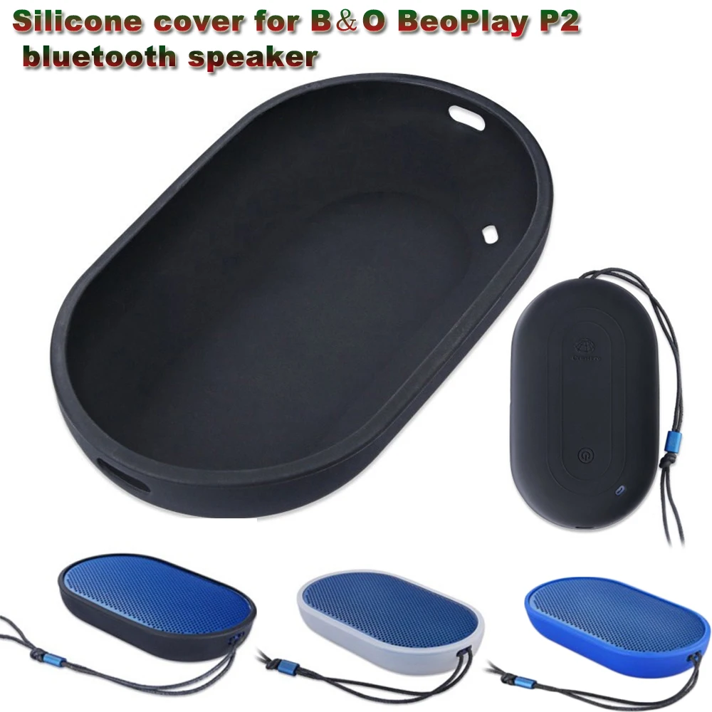 JINSERTA прочный силиконовый чехол для переноски Чехол для B& O BeoPlay P2 Bluetooth динамик