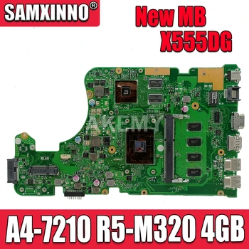 

X555DG motherboard FIT For ASUS X555DG A555DG X555QG X555YI X555YI laptop motherboard A4-7210 R5-M320 4GB Test work 100%
