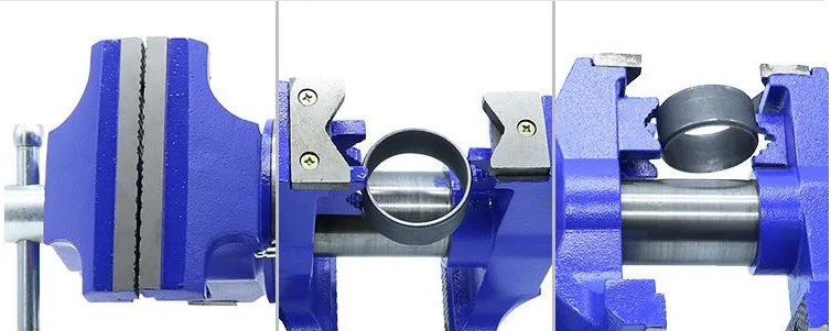 5 дюймов MULTI-PURPOSE скамейка тиски планка Антабки зажим челюсти работы скамья тиски фрезерные Металлообработка тиски