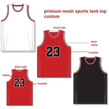 Пользовательские Легенда спортивные майки рубашки#23 классические красно-белые полосы Джерси сшитые сетки тренировки летняя одежда S M L XL XXL XXXL