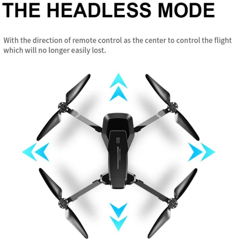 Профессиональный бесщеточный gps складной следящий за мной wifi FPV RC Дрон 5G оптический поток позиционирования жеста фото антенна RC Квадрокоптер