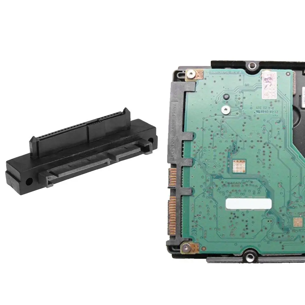 22Pin SATA Male to SAS Female Port Удлинительный конвертер адаптер угол 90 градусов жесткий диск