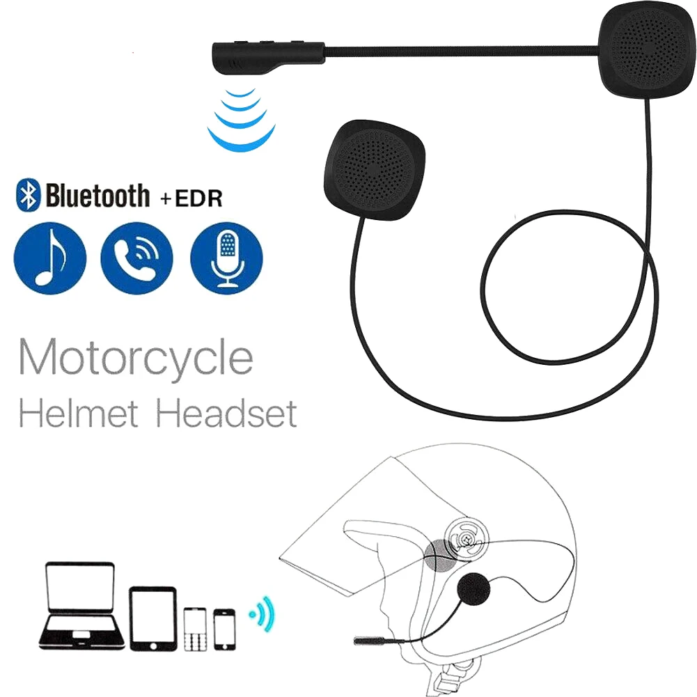 MH05 беспроводной стерео легкая работа мотоциклетное переговорное устройство Bluetooth профессиональный шлем гарнитура аксессуары водонепроницаемый универсальный