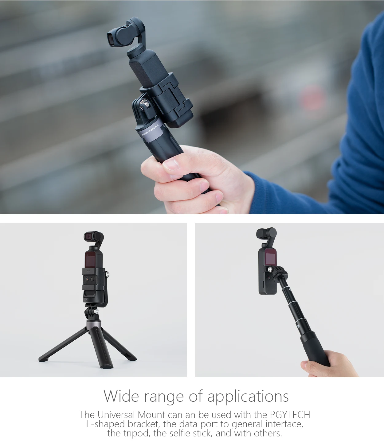 Для DJI OSMO карманная база настольная подставка экшн-камера стабилизатор Нескользящая розетка 1/4 интерфейс Холодный башмак аксессуары для камеры