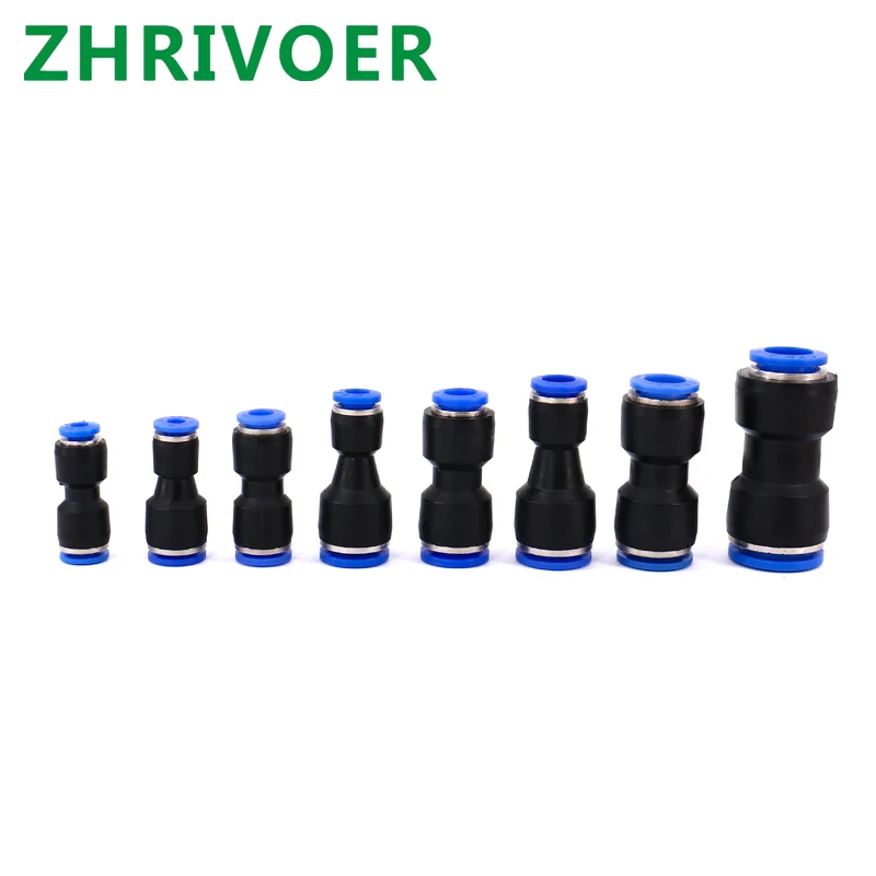 

OD Hose Tube One Touch Push Into Straight Gas Fittings Plastic Quick Connectors Fitting 10mm 8mm 6mm 12mm 4mm 16mm Air Pneumatic