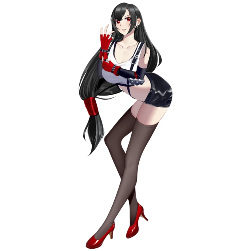 Small Town сексуальная горячая игра аниме девушка Tifa Автомобильная наклейка съемная