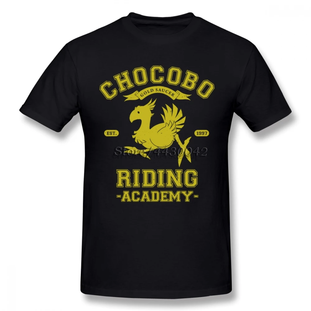Chocobo Final Fantasy футболка для мужчин Прямая поставка Лето короткий рукав хлопок
